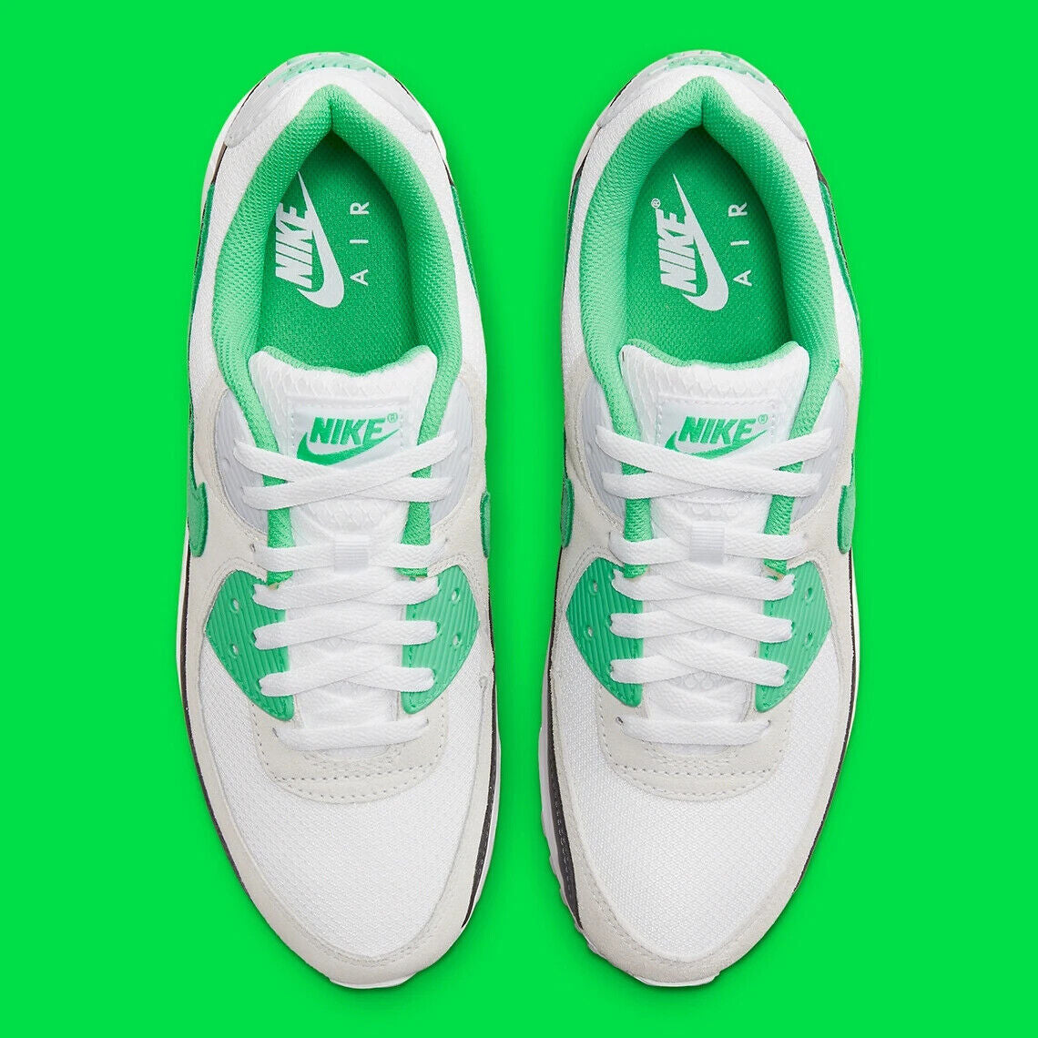 Nike Air Max 90 Shoes "Spring Green" White Anthracite DM0029-104 Men'S Sizes NEW